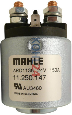 Magnetschalter Iskra Letrika 11.250.147 11.250.191 11.250.299 ARD1138 ARD1176 ARD1353 Mahle MX29 MX42 24 Volt 150 Ampere Original Iskra Letrika
